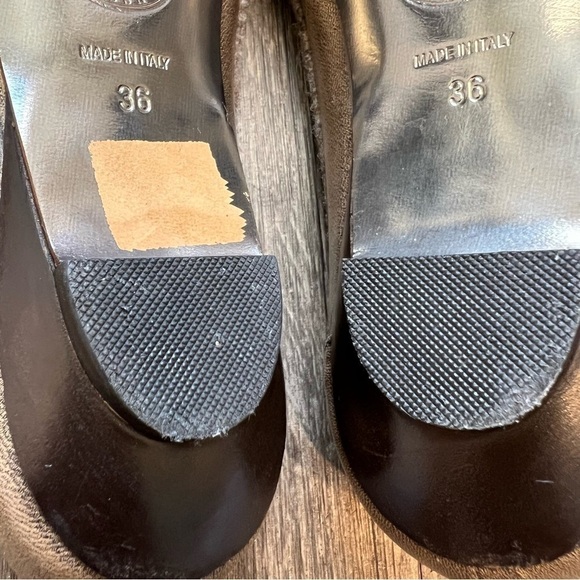 Ports 1961 Tweed And Leather Slip On Ballerina Flats Size 6 - Picture 8 of 10